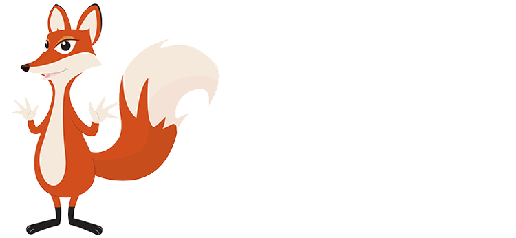 Rescue Fox - Logo weiß